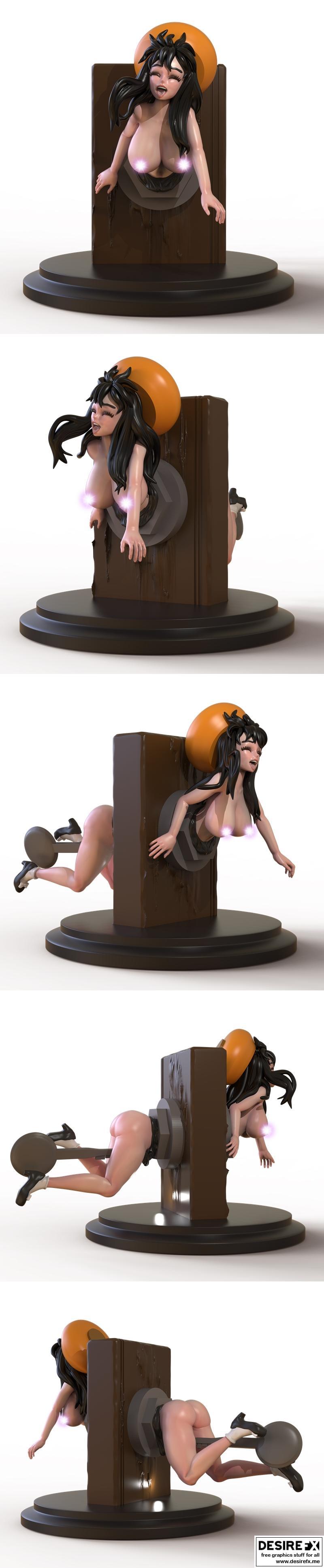 Waifu Lock – 3D打印模型：动漫角色可动人偶模型|Waifu Lock – 3D Print Model STL