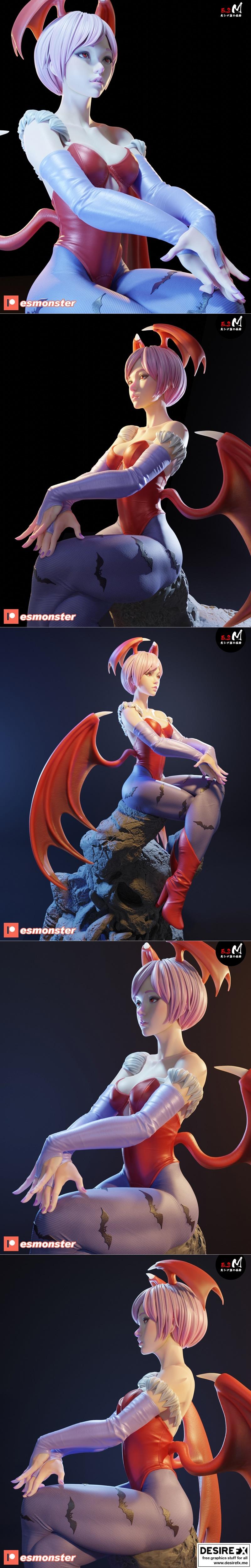 Lilith - 3D打印模型 - E.S怪物|Lilith – E.S Monster – 3D Print Model STL