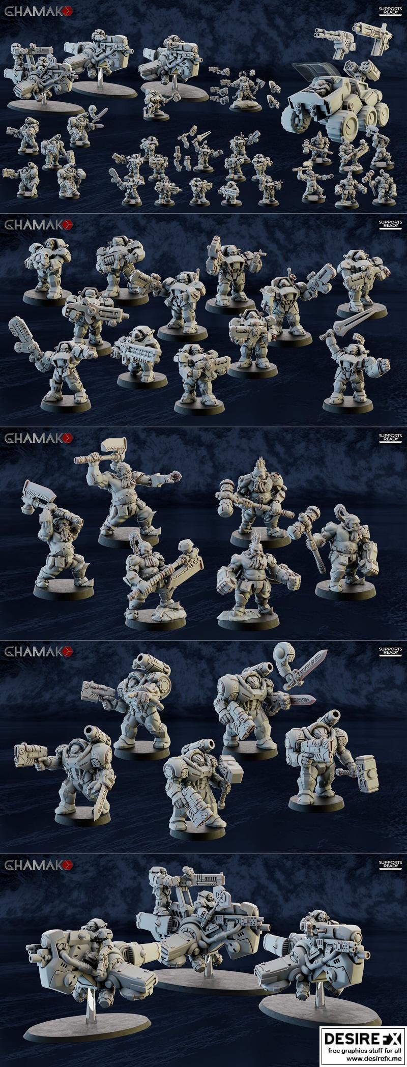 Ghamak 科幻小说 2022 3D打印模型|Ghamak Sci-Fi November 2022 – 3D Print Model STL