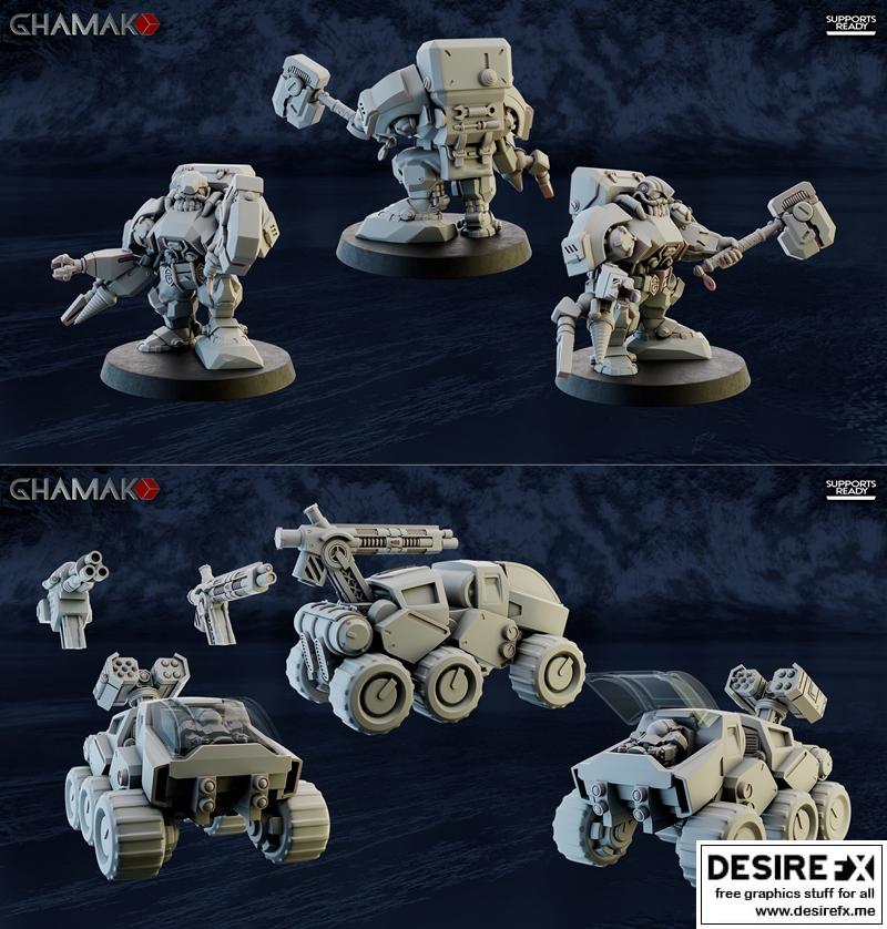 Ghamak 科幻小说 2022 3D打印模型|Ghamak Sci-Fi November 2022 – 3D Print Model STL