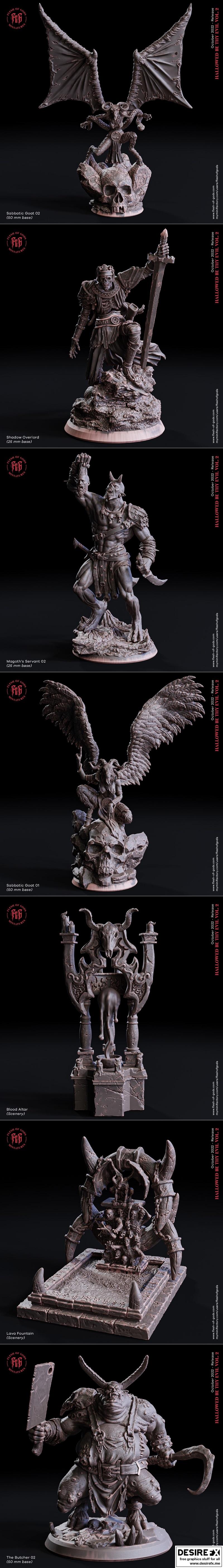 神之肉 —— 圣名加冕 第二卷 3D打印模型 STL|Flesh of Gods – Hallowed Be Thy Name Vol. 2 October 2022 – 3D Print Model STL