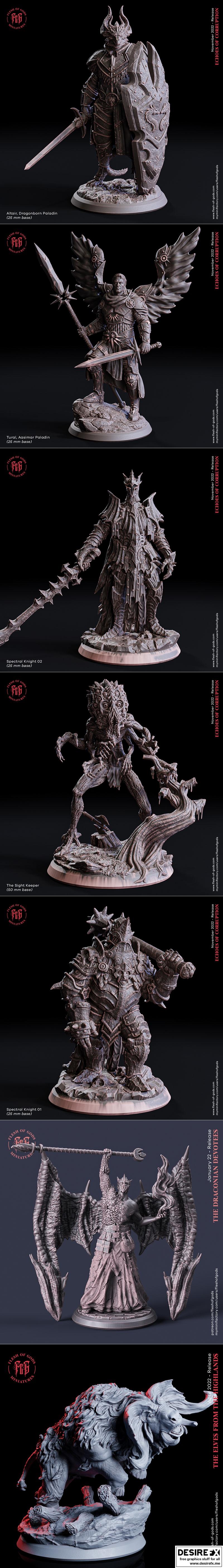 神之肉——腐化回响 3D打印模型|Flesh of Gods – Echoes of Corruption November 2022 – 3D Print Model STL