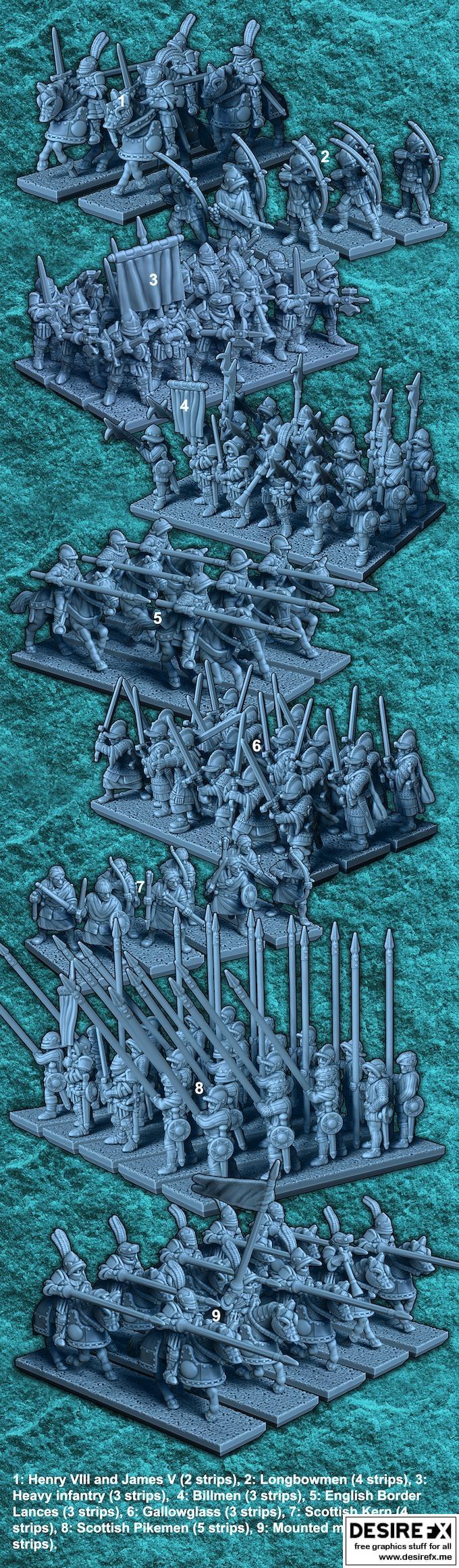 奇异伙伴——英苏人类3D打印模型|Peculiar Companions – Anglo Scottish Humans – 3D Print Model STL