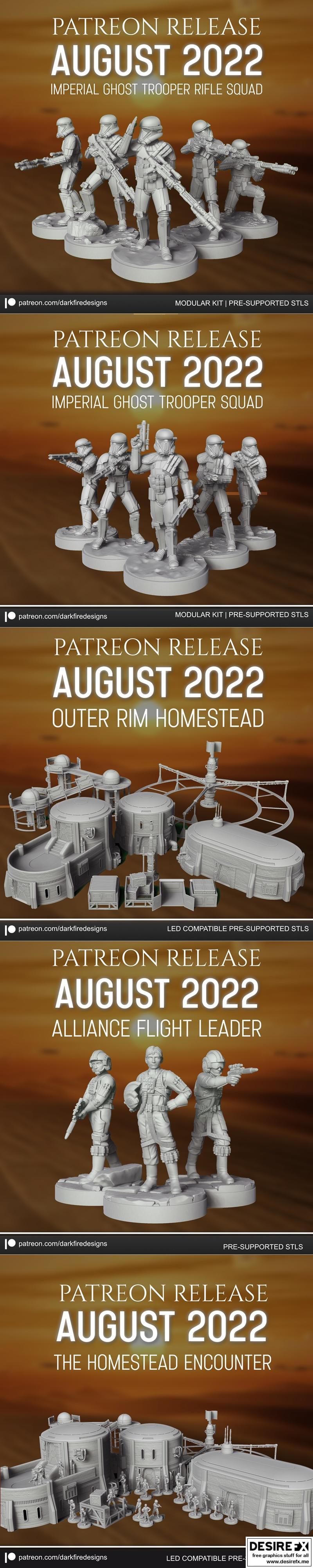 暗火——家园邂逅 3D打印模型|Dark Fire – The Homestead Encounter August 2022 – 3D Print Model STL