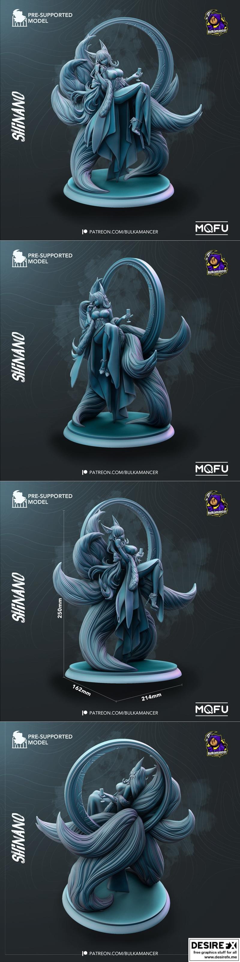 Shinano - Azur Lane - 3D打印模型|Shinano – Azur Lane – 3D Print Model STL