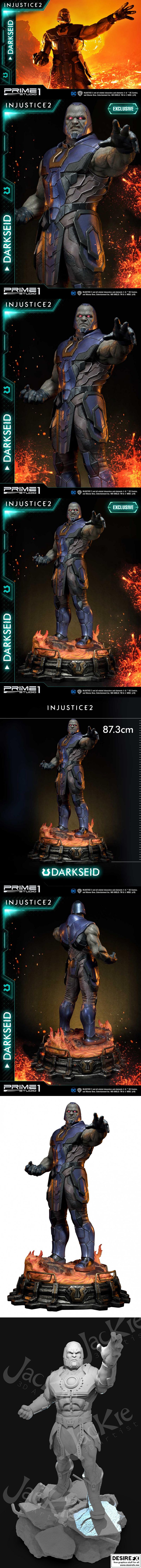 3D打印模型：2B角色造型参考|Darkseid Pose 2B – 3D Print Model STL