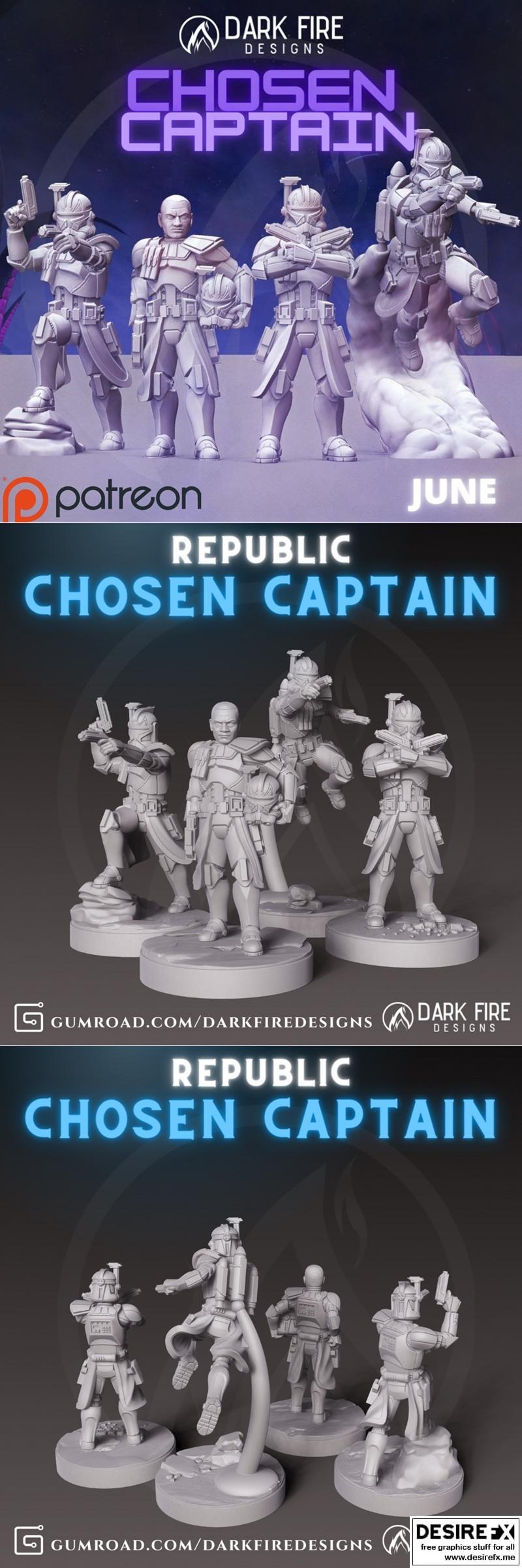 chosen captain 3d打印模型|Chosen Captain – 3D Print Model STL