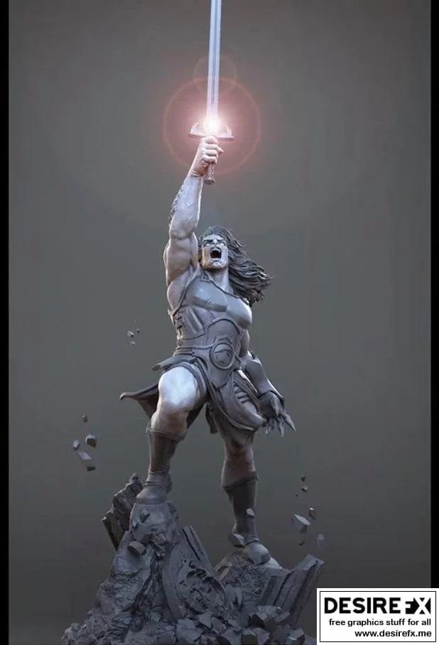 雷霆猫 - 3D打印模型 - 雷霆猫角色模型|Thundercats – 3D Print Model STL