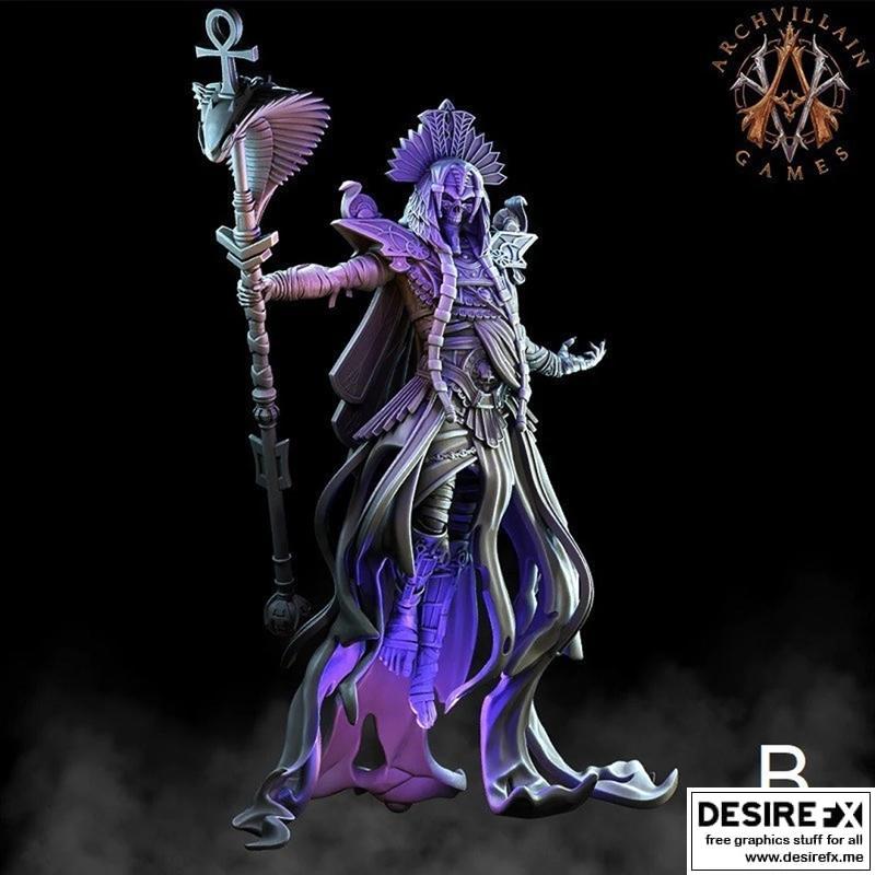 沙之帝国 神王 3D打印模型|Empire of Sands The God King – 3D Print Model STL