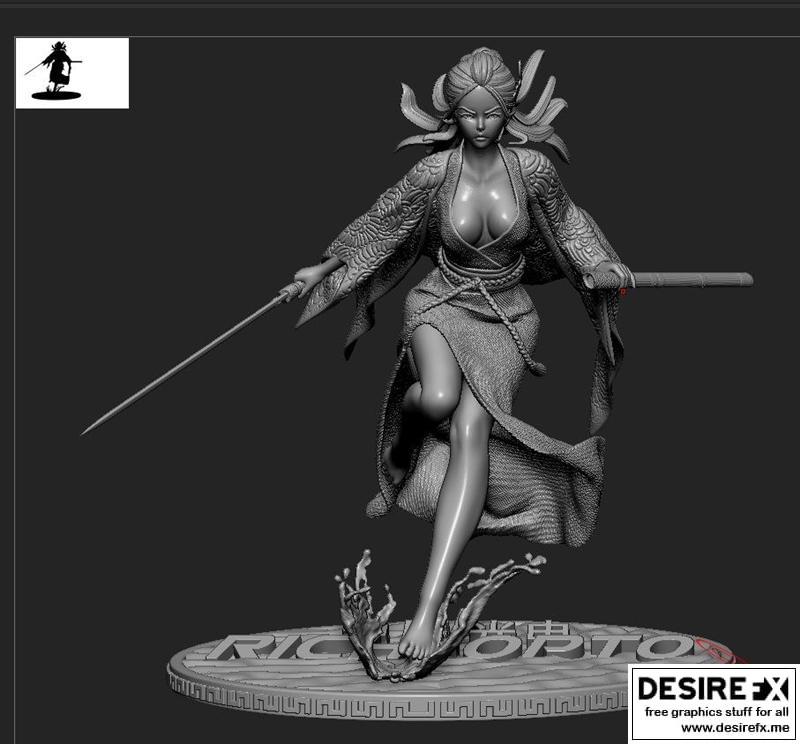 武士——3D打印模型|Samurai – 3D Print Model STL