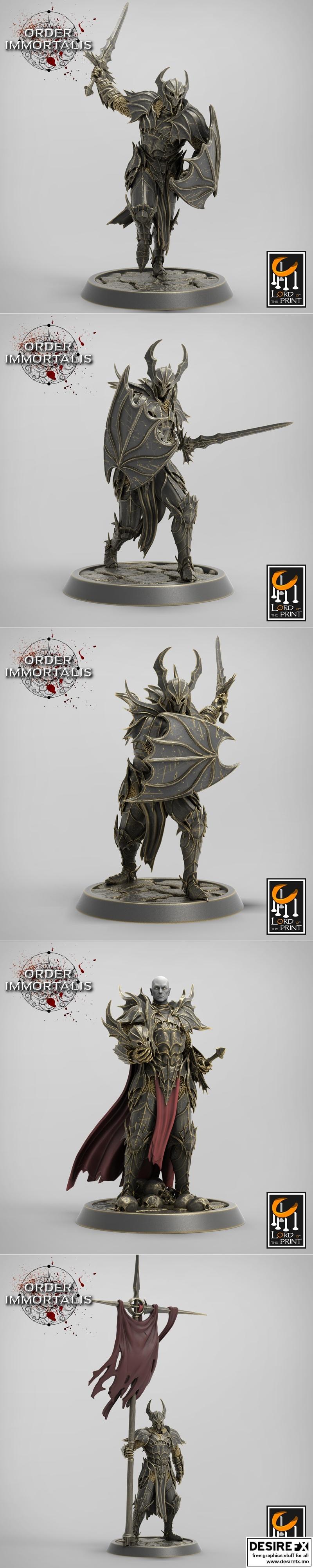 永恒之印——秩序之刻 3D打印模型|Lord of the Print – Order Immortalis – 3D Print Model STL
