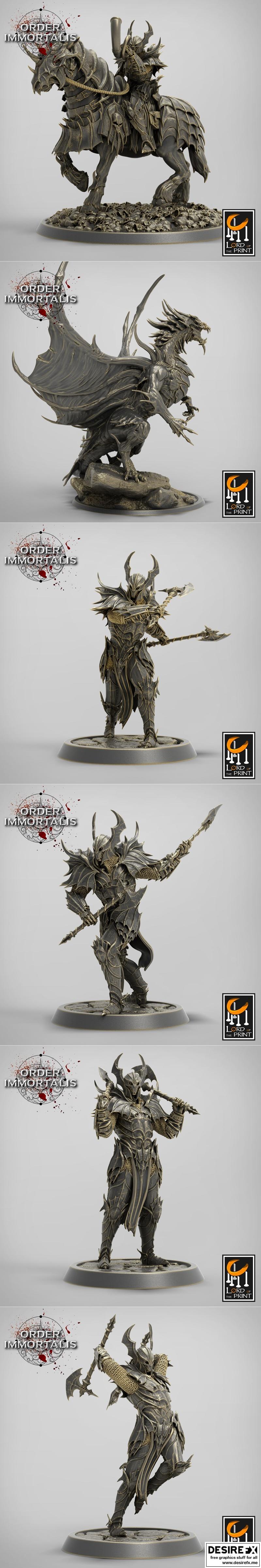 永恒之印——秩序之刻 3D打印模型|Lord of the Print – Order Immortalis – 3D Print Model STL