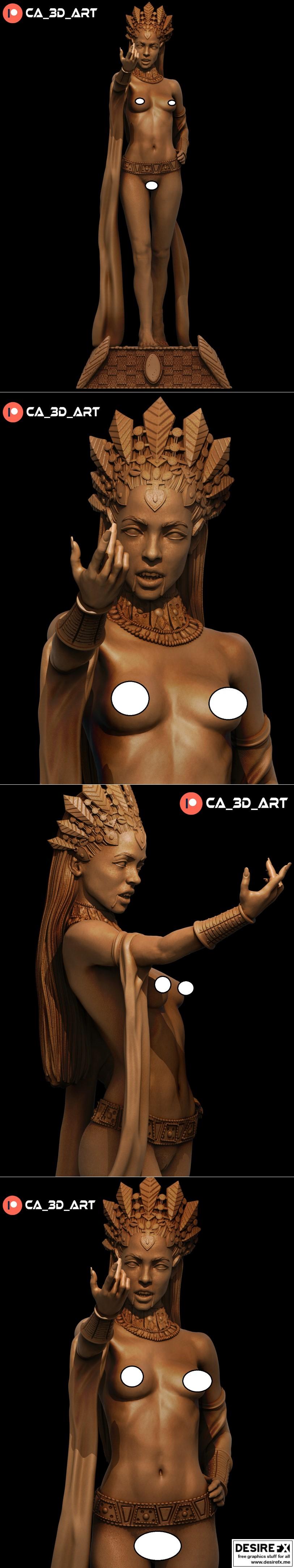 Akasha - 3D打印模型 - 动漫角色设计|Akasha – CA_3D_ART – 3d print model