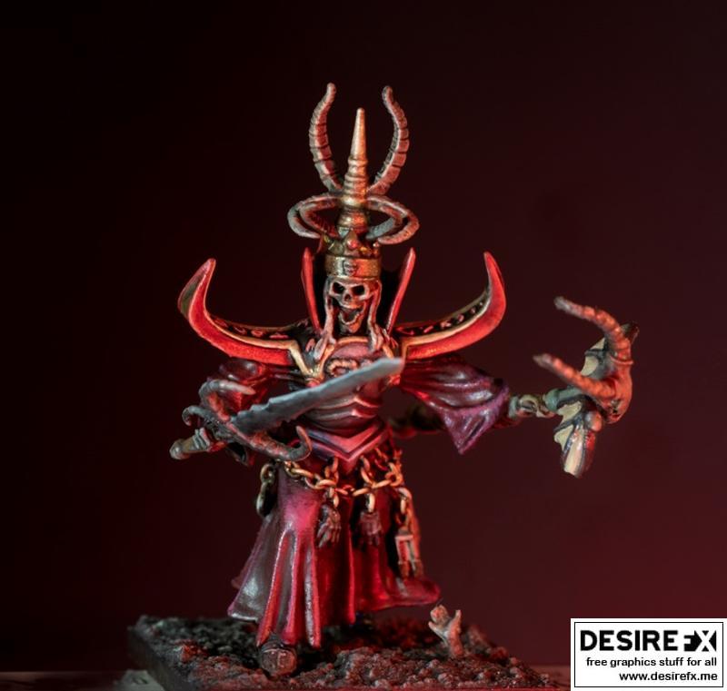 不死王者——3D打印模型|The Lord of the Undead – 3D Print Model STL