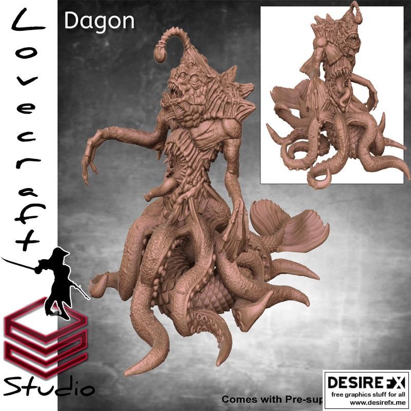 Dagon 3D打印模型|Dagon – 3D Print Model STL