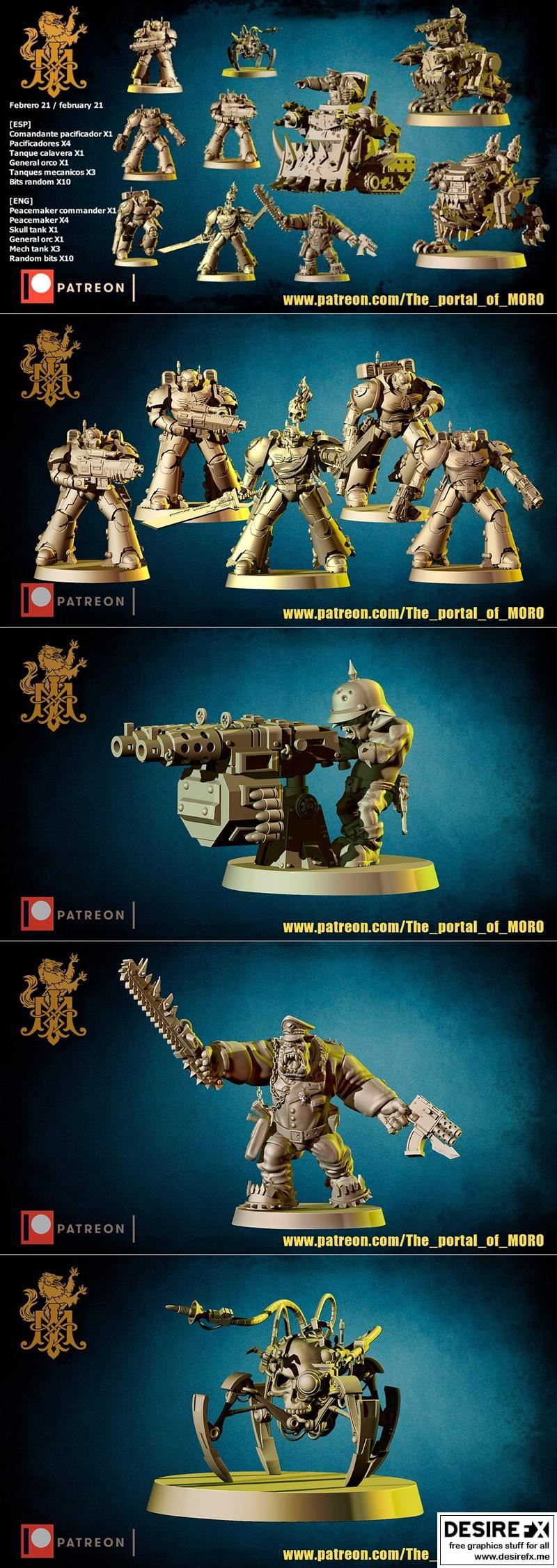 MORO作品二月2021 3D打印模型|The portal of M.O.R.O. February 2021 – 3D Print Model STL