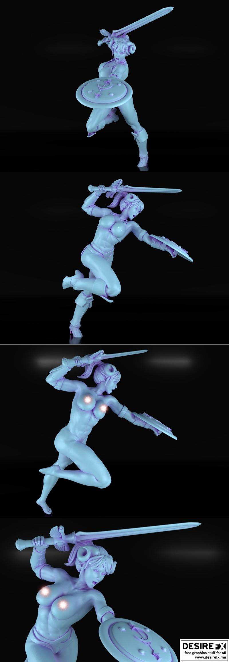 RPG Fighter 3D打印模型|RPG Fighter – 3D Print Model STL