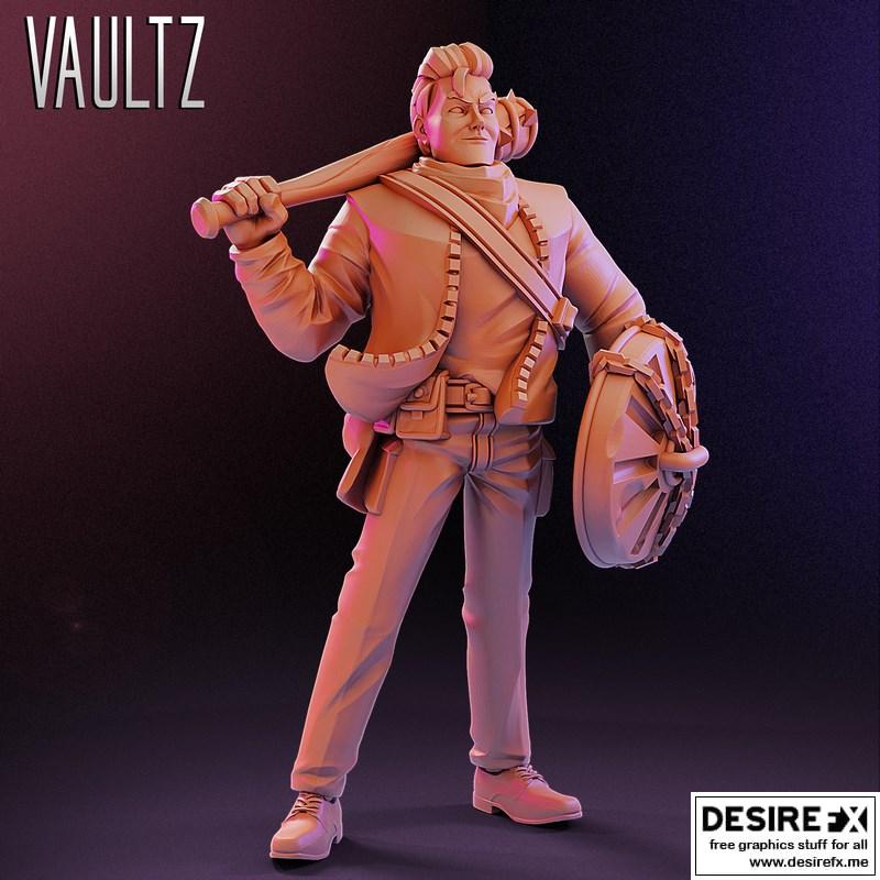 Vaultz迷你模型 - 弗雷德 - 3D打印雕塑|Vaultz Miniatures – Fred – 3D Print Model STL