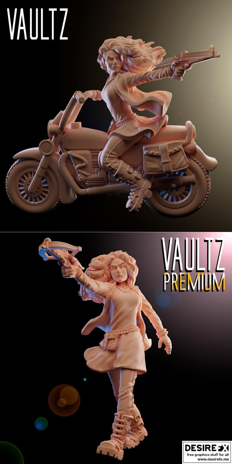 Vault Z六月高端款——梅丽达3D打印模型|Vault Z – June Premium Model – Merida – 3D Print Model STL