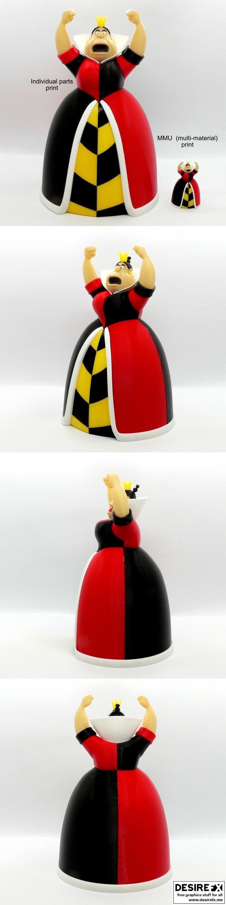 Reina Corazones 3D打印模型|Reina Corazones – 3D Print Model STL