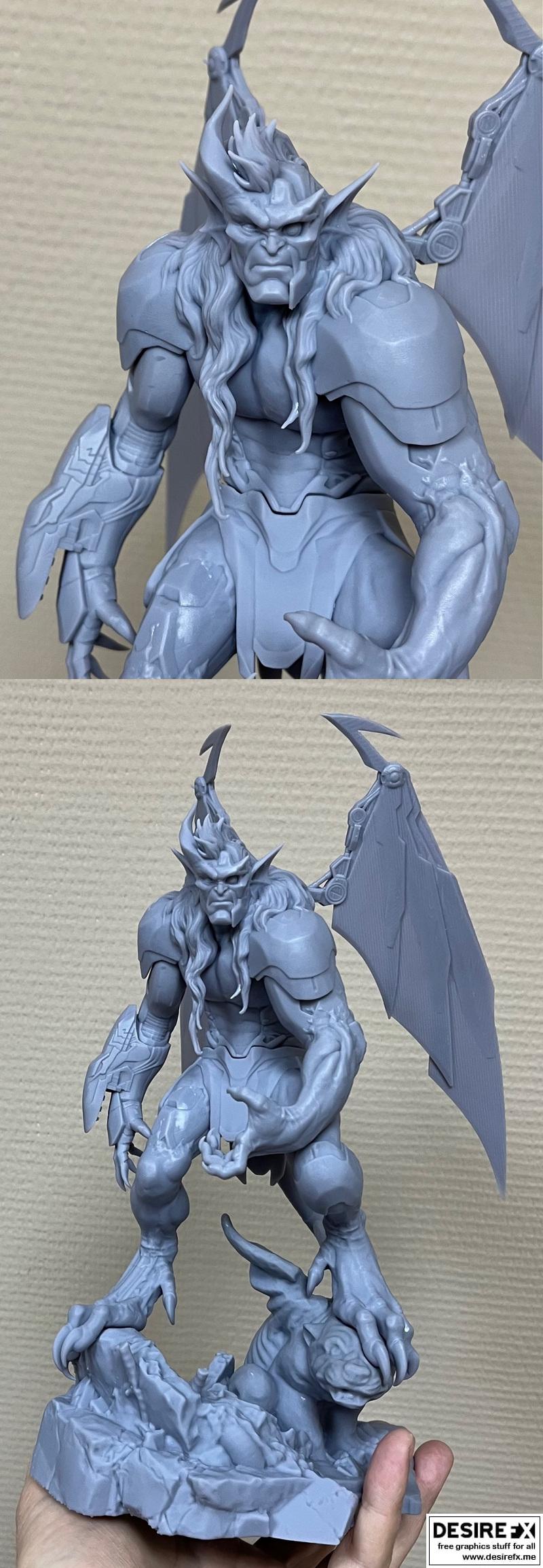 冷石机械人 3D打印模型|Coldstone Cyborg from Gargoyles – 3D Print Model STL