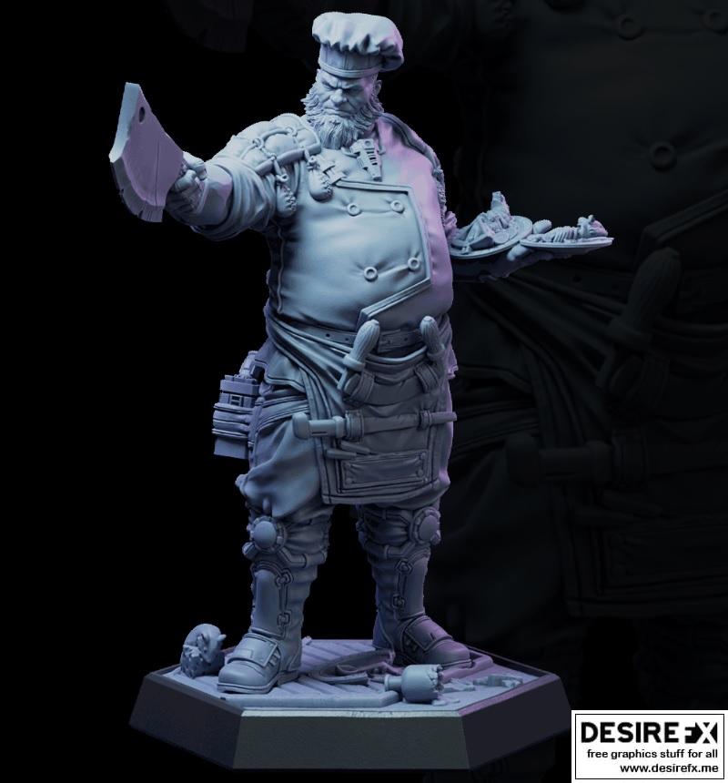 Loot Studios – 《Scrap》3D打印模型|Loot Studios – Scraps Cook – 3D Print Model STL