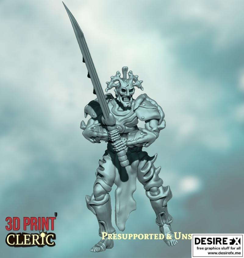 Morta军团 - Morta队长 - 3D打印模型|Morta Legion – Morta Captain – 3D Print Model STL