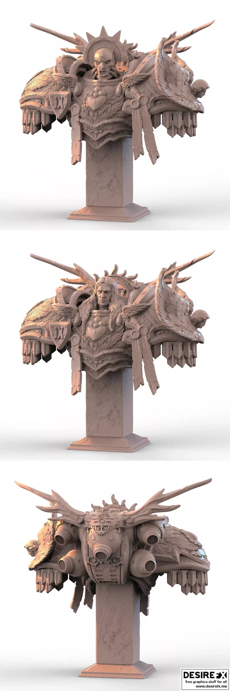 桑古尼乌斯 3D打印模型|Sanguinius – 3D Print Model STL