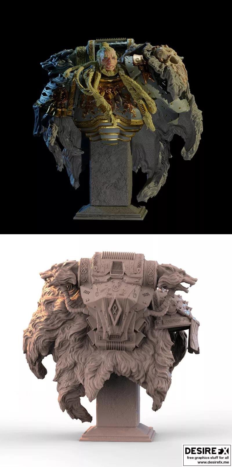 Leman Russ 3D打印模型 STL|Leman Russ – 3D Print Model STL