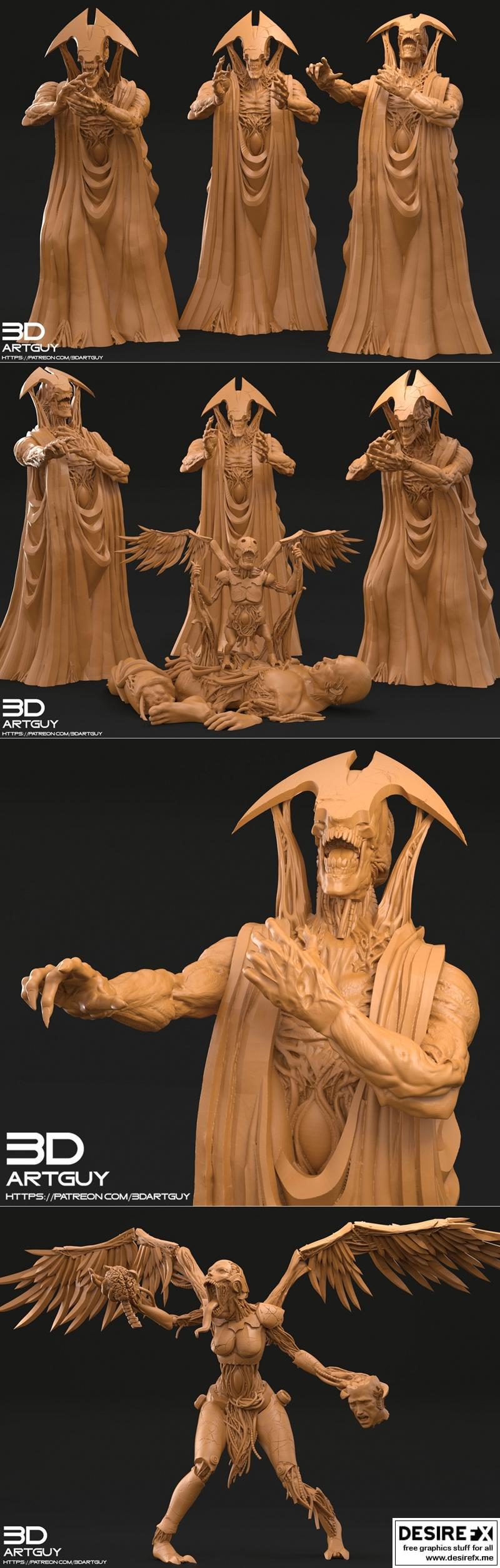 3DArtGuy - 恶毒嘲讽 - 3D打印模型|3DArtGuy – Vicious Mockery – 3D Print Model STL