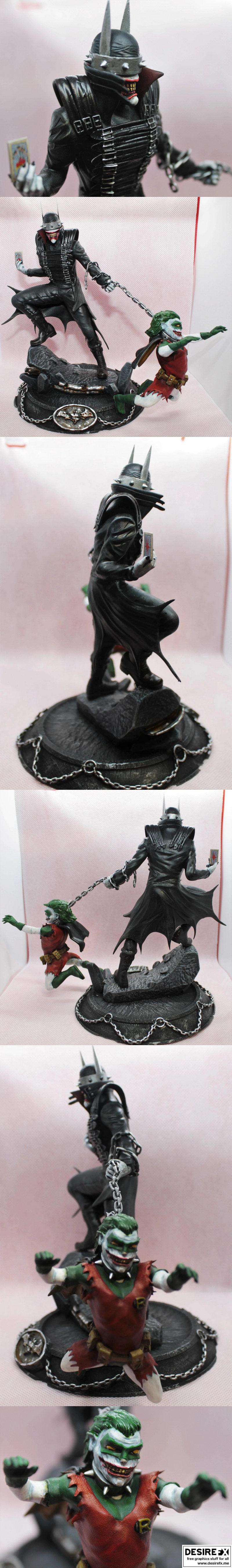 蝙蝠侠：谁在笑 3D打印模型|Batman Who Laughs – 3D Print Model STL