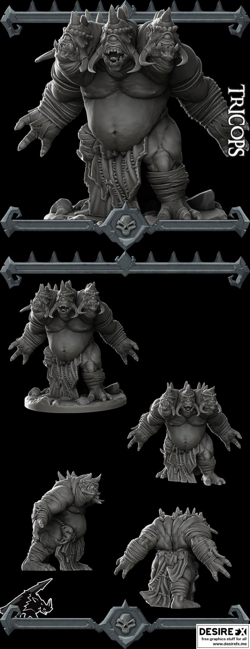 Rocket Pig Games旗下作品《Triclops》3D打印模型|Rocket Pig Games – Triclops – 3D Print Model STL