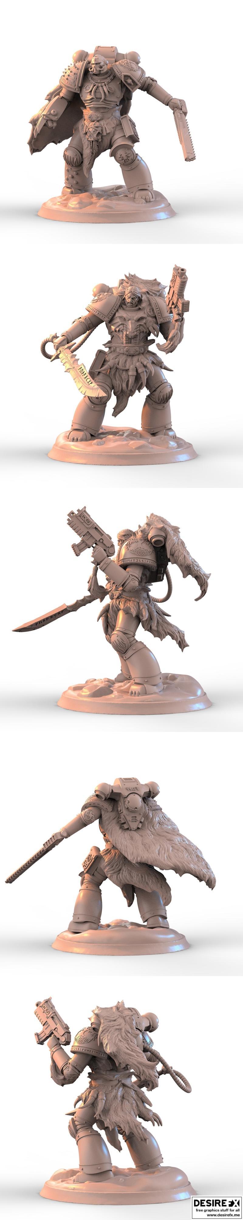亚历克斯·科内夫——赛博维京人1-2-3D打印模型|Alexei Konev – Cyber Viking 1-2 – 3D Print Model STL