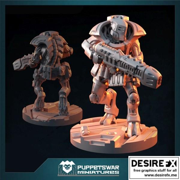 异星大厅 3D打印模型|Puppetswar – Hall The Alien – 3D Print Model STL