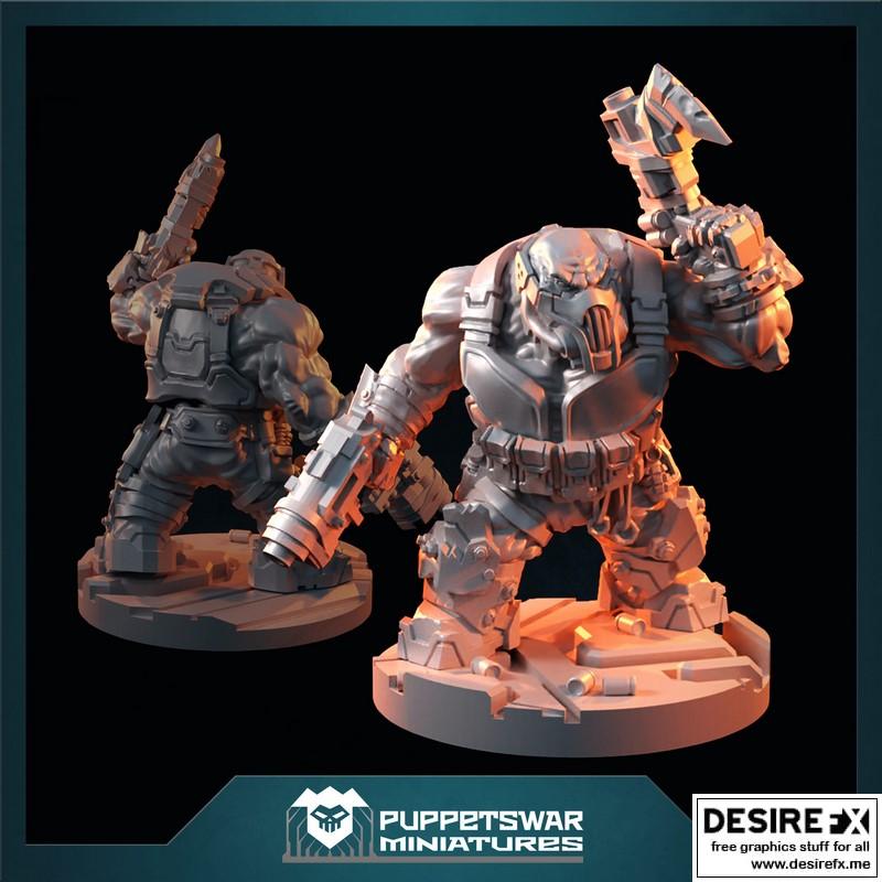 PuppetswarBenTheBodyguard3D打印模型|Puppetswar – Ben The Bodyguard – 3D Print Model STL