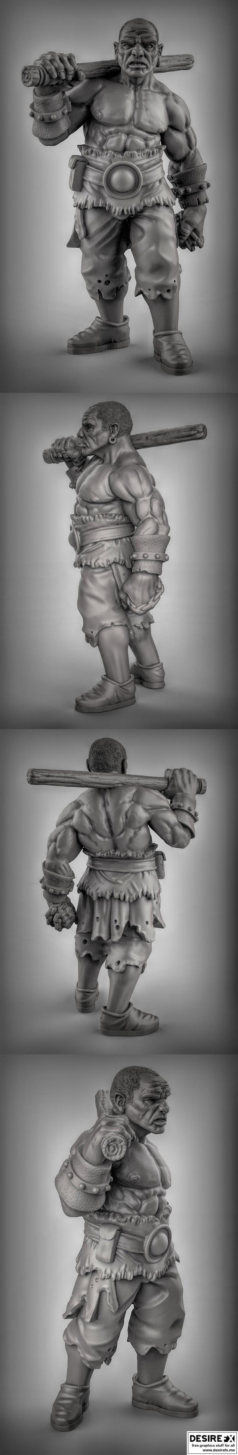 Thug Pose 2 3D打印模型|Thug Pose 2 – 3D Print Model STL