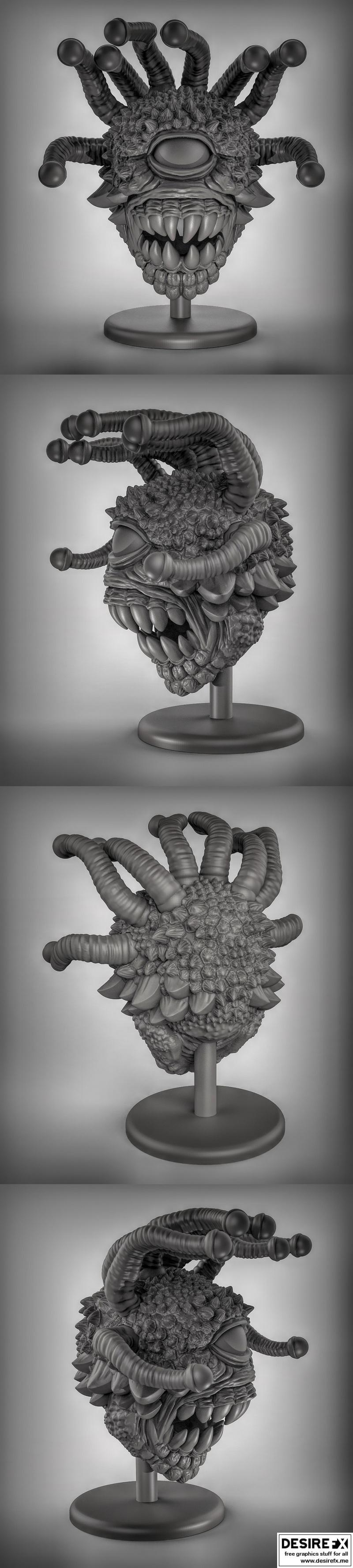 Eye Horror 2 3D打印模型|Eye Horror 2 – 3D Print Model STL