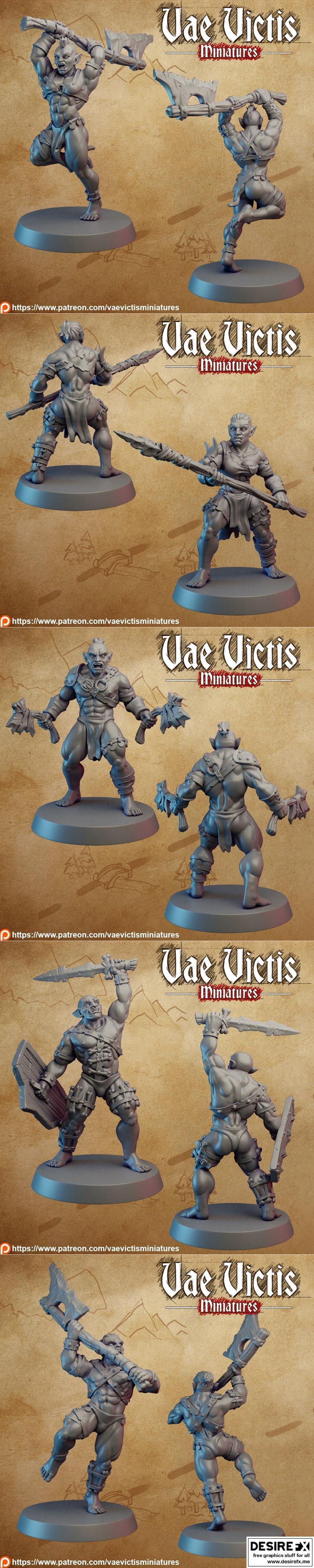 瓦尔维斯迷你模型 2022年9月 3D打印模型 STL|Vae Victis Miniatures September 2022 – 3D Print Model STL