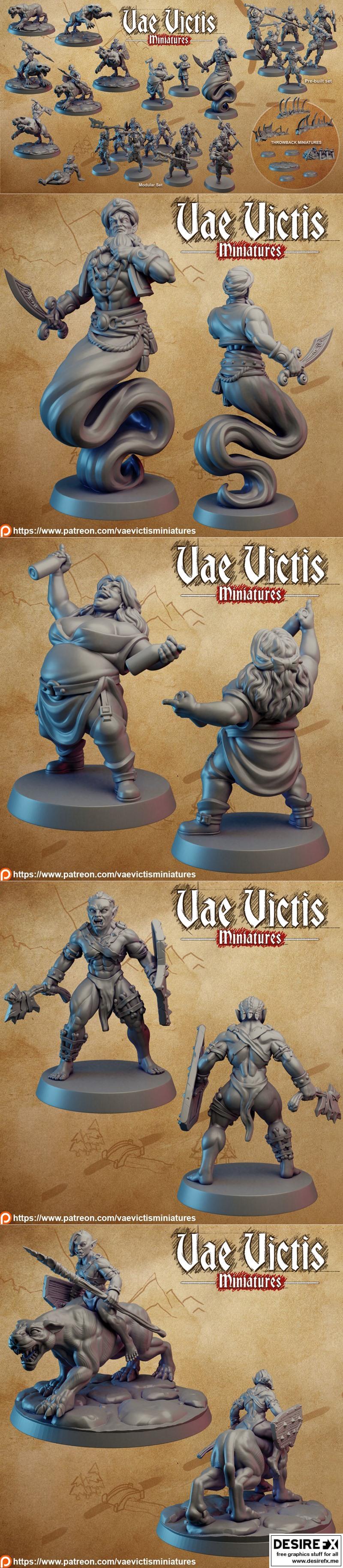 瓦尔维斯迷你模型 2022年9月 3D打印模型 STL|Vae Victis Miniatures September 2022 – 3D Print Model STL