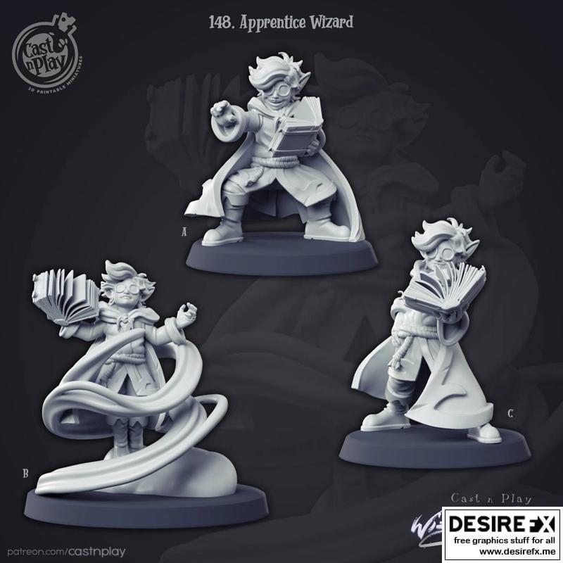 3D打印模型：哈利波特-伏地魔-魔杖模型|Apprentice Wizard – 3D Print Model STL