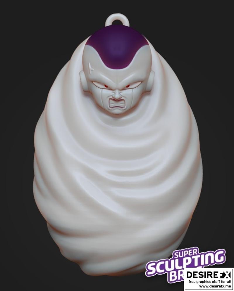 弗里扎地狱茧 3D打印模型|Frieza in Hell Cacoon – 3D Print Model STL