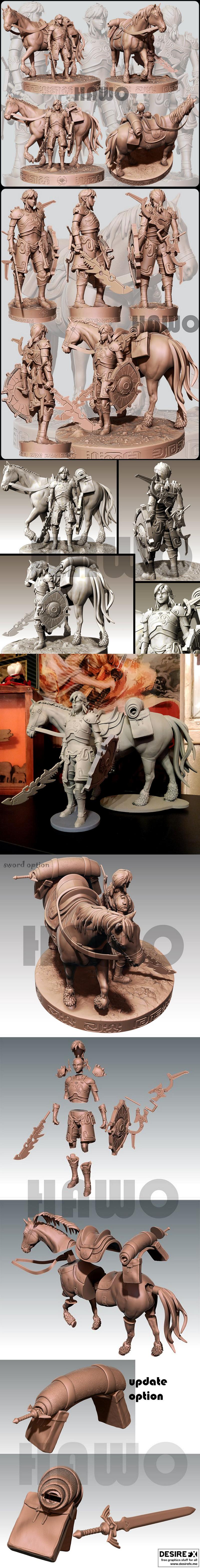 哈沃出品 - 西格玛 - 3D打印模型|Zelda by HAWO – 3D Print Model STL
