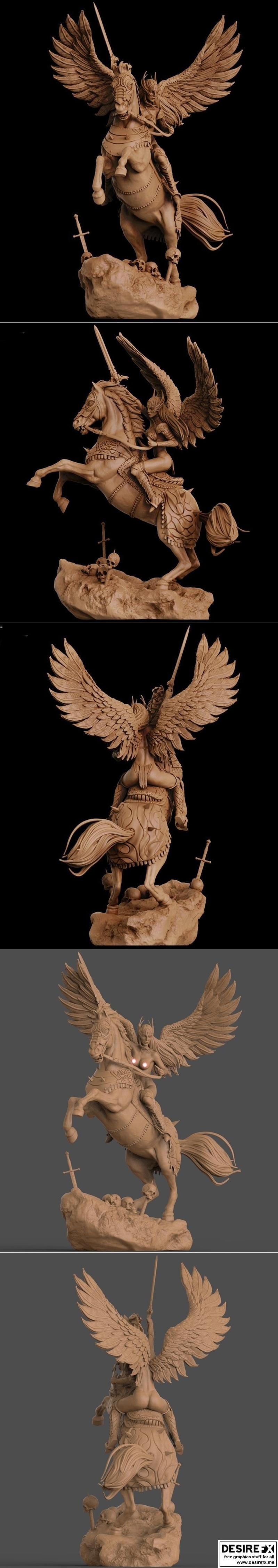 瓦尔基里 3D打印模型 STL|Valkyrie – 3D Print Model STL