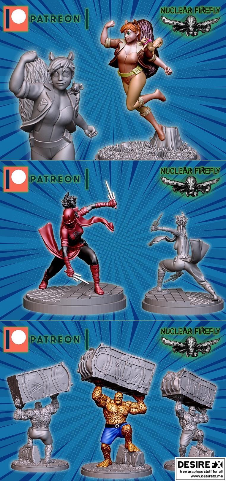 核火虫 2022 3D打印模型|Nuclear Firefly March 2022 – 3D Print Model STL