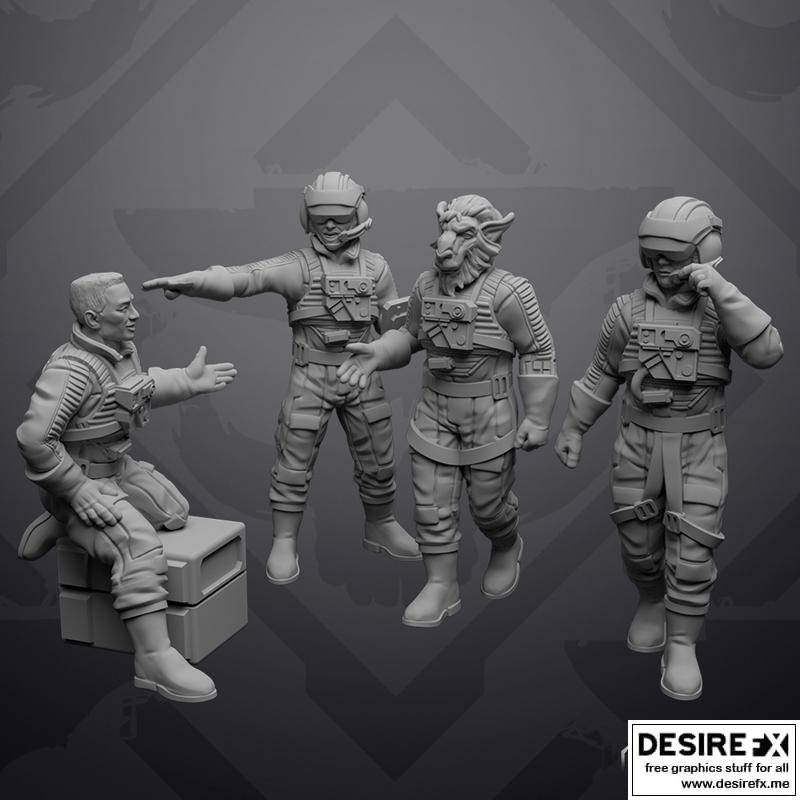 实用翼空闲状态 - 3D打印模型|Utility Wing idle – 3D Print Model STL