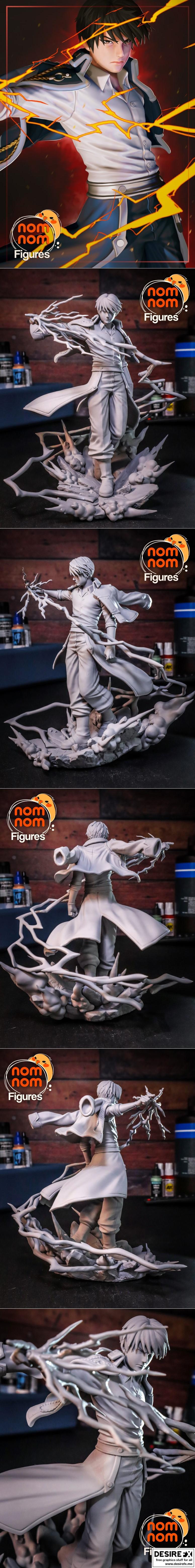 罗伊·马斯坦比约3D打印模型|Roy Mustang – NomNom – 3d print model