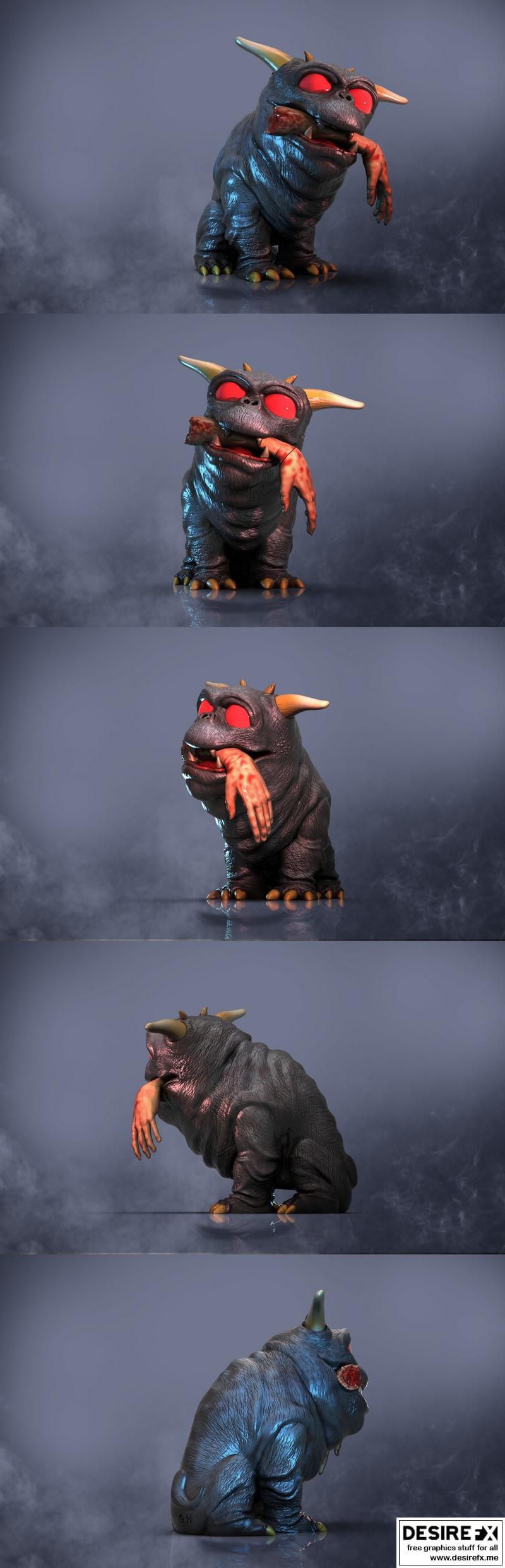 Zuul萌系3D打印模型 STL|Zuul Chibi – 3D Print Model STL