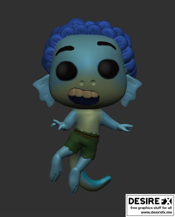 迪士尼卢卡3D打印模型|luca DISNEY FUNKO POP – 3D Print Model STL