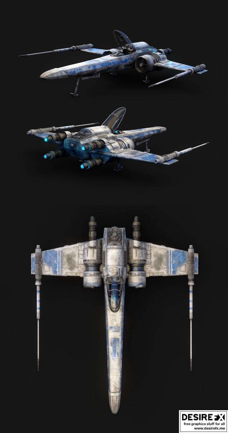 星球大战 Z-95猎手 3D打印模型|Star Wars – Z-95 Headhunter – 3D Print Model