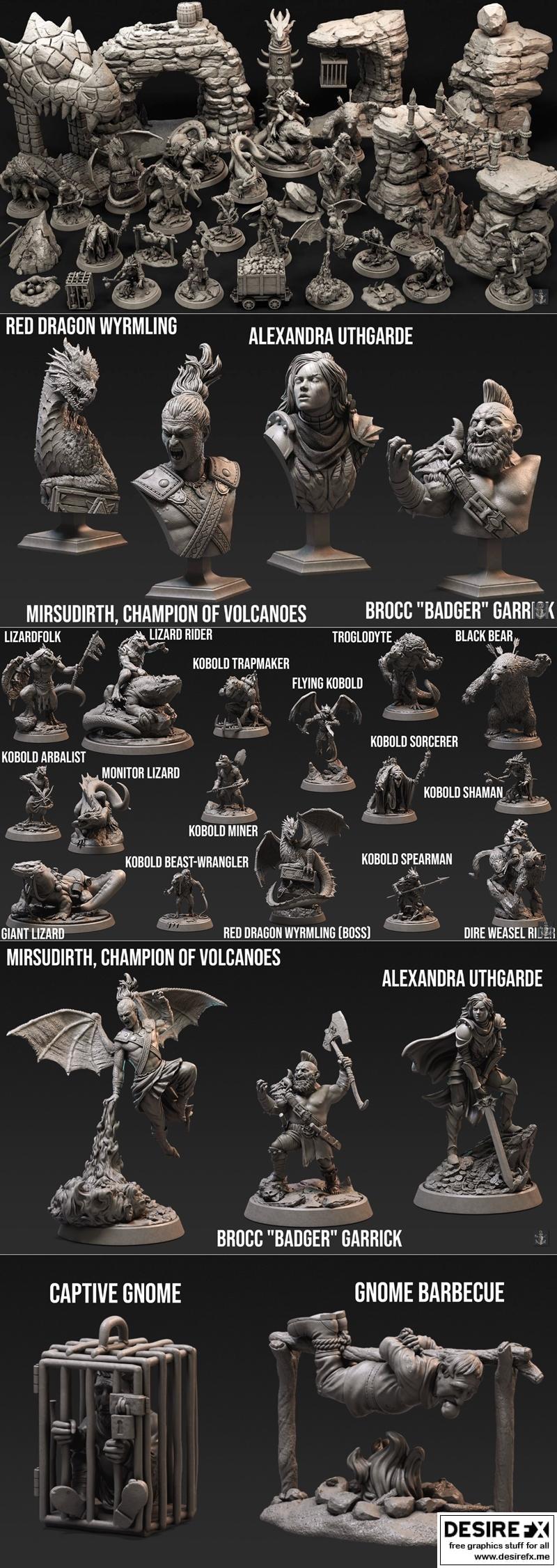 Loot Studios迷你模型——《陷阱》3D打印模型|Loot Studios Miniatures – It’s a (nother) Trap July 2021 – 3D Print Model STL